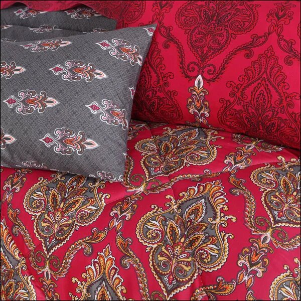 7 PCs Quilted Comforter Set  D-851