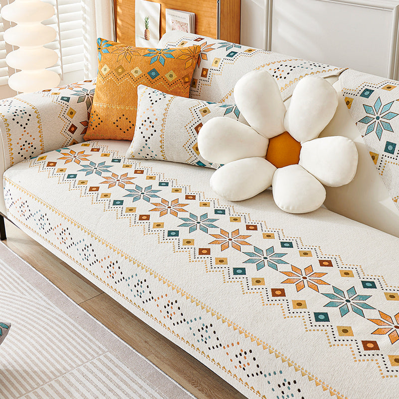 Couch Cover Sofa Covers, Embroidery Sofa Slipcover (Skin)