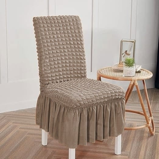 Bubble Stuff Frill Style Dining Chair Cover | Mouse Skin